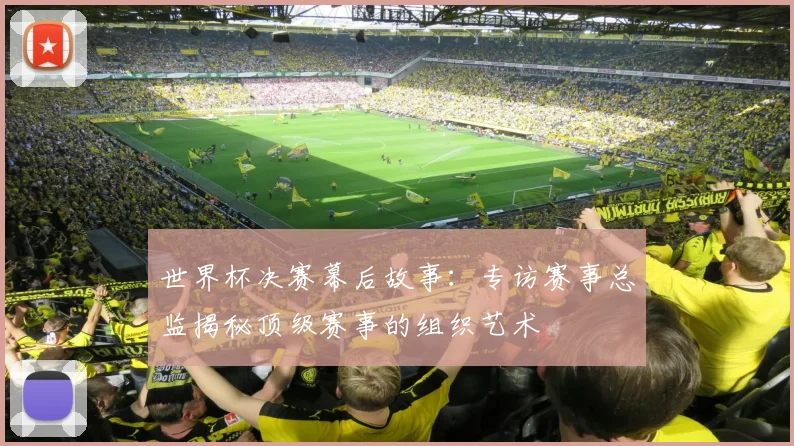 世界杯决赛幕后故事:专访赛事总监揭秘顶级赛事的组织艺术